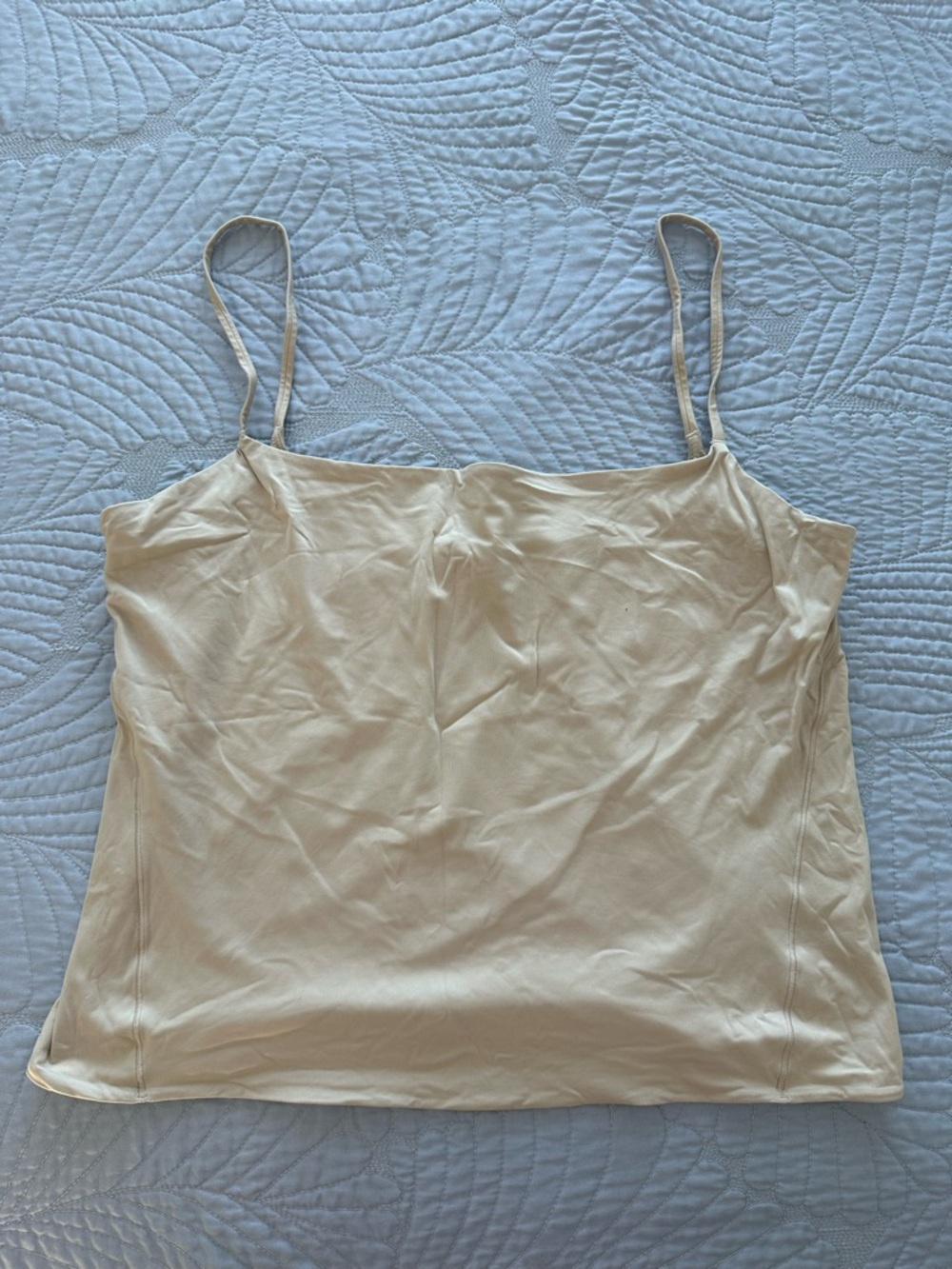 lululemon athletica Cream Wundermost Ultra-soft Nulu Cami